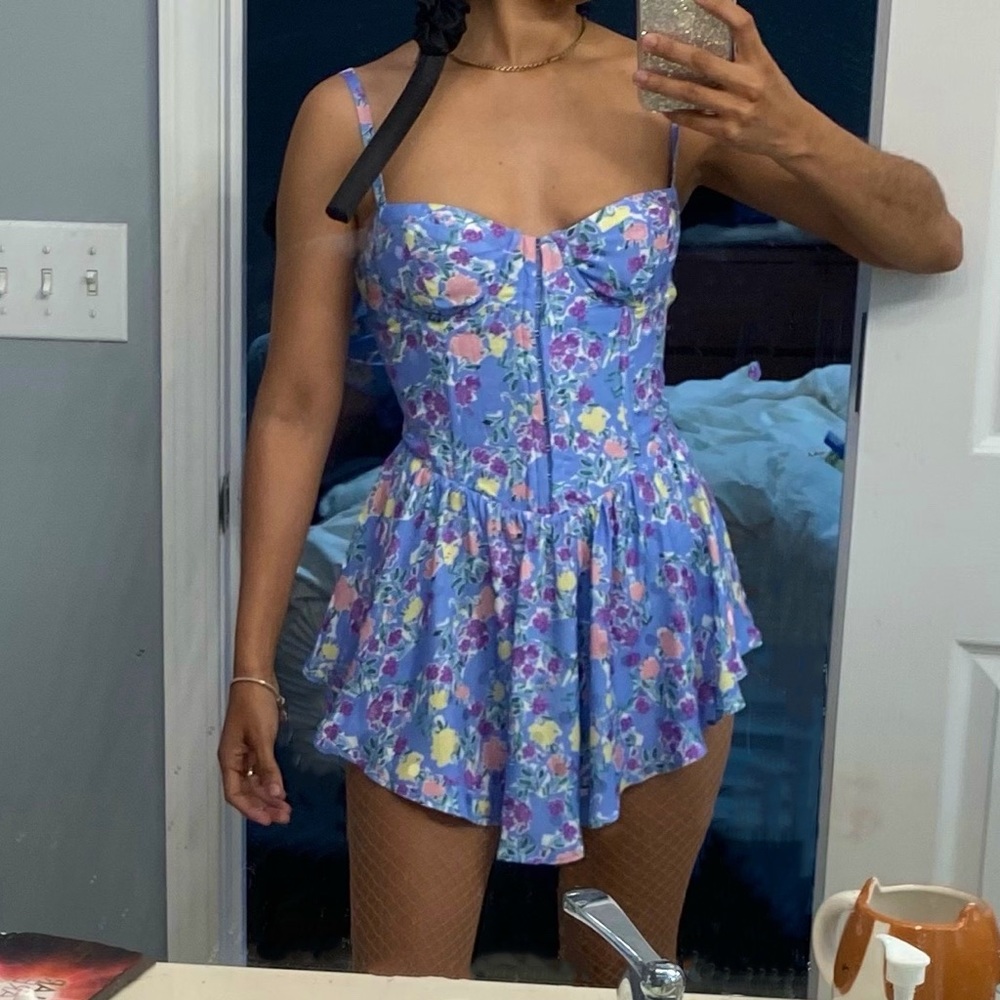 For Love & Lemons- Charlene Mini Dress